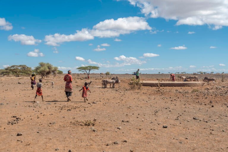 The trek for water