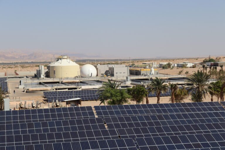 Aqaba wastewater treatment plant solar panels 10 7 21