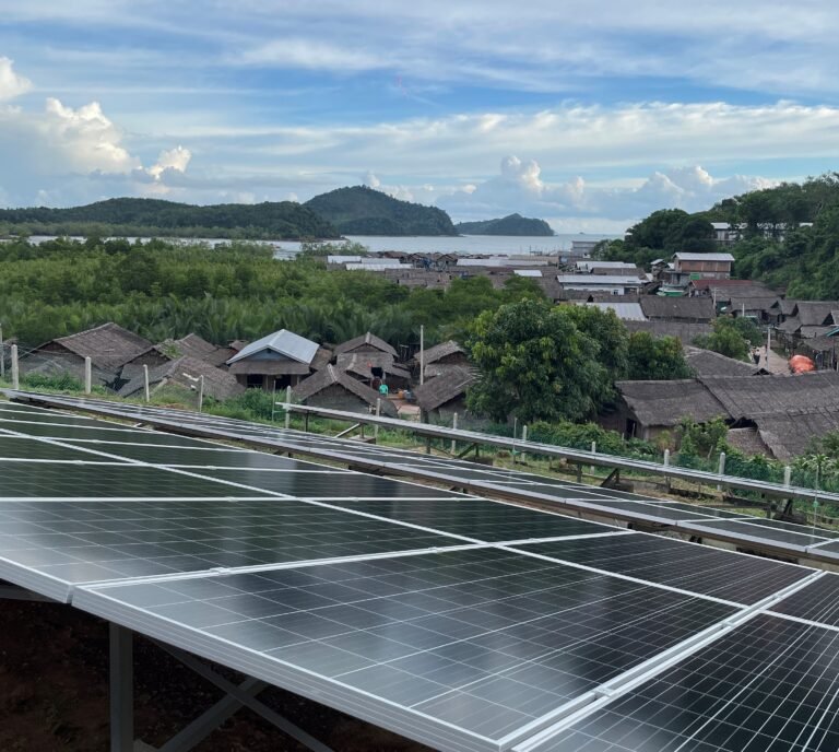 Mini-Grid Solar Project on a Remote Island in Myanmar