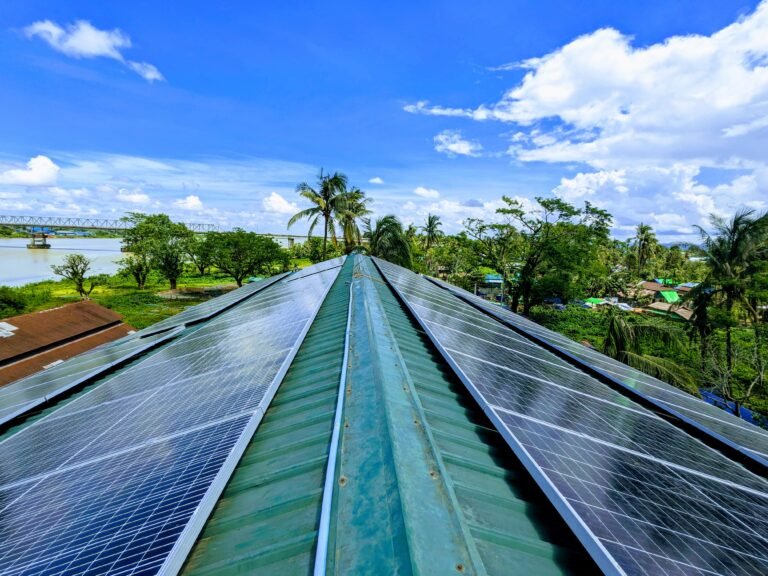 Solar Panels at Rice Mill