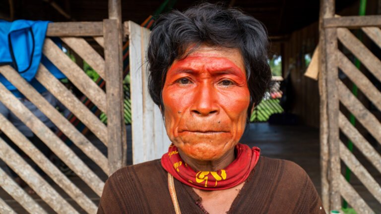 Genico Ruiz, Asheninka villager along Peru's and threatened border with Brazil