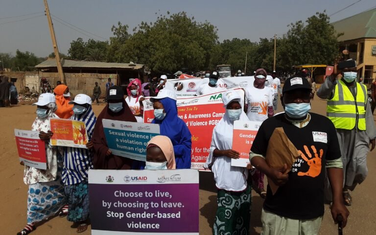 Women, adolescent girls and Physically challenged affected by climate change, advocating for gender equality on access to economic opportunities