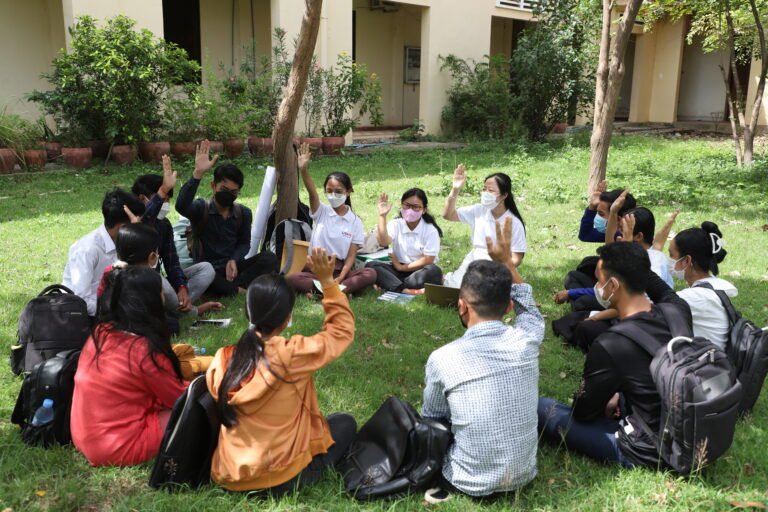 Green Groups conducted an outreach session to protect our wildlife: reduce buying and eating bushmeat, a theme two Social and Behavior Change Communication campaign, with students at the Prek Leap National Institute of Agriculture, Phnom Penh, Cambodia, to spread awareness and promote positive action to reduce buying and eating bushmeat.