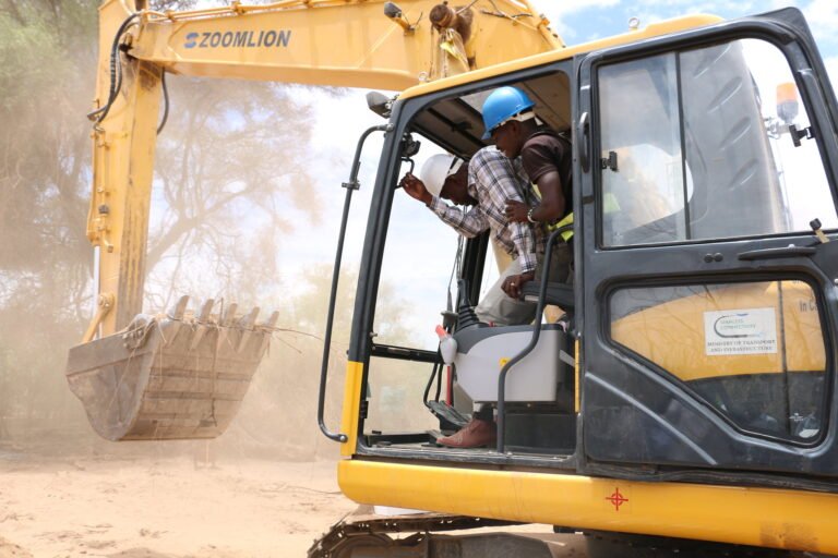 Excavator in Kenya