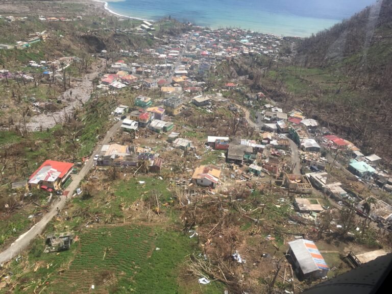 Hurricane Maria, a Category 5 storm, made landfall on the island of Dominica on September 18, 2017, causing widespread devastation.